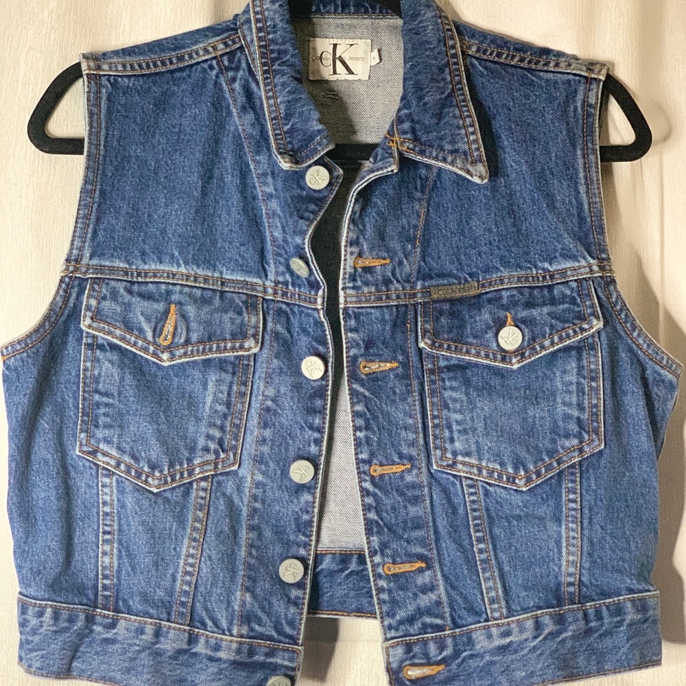 Vintage Calvin Klein Jean Vest